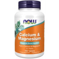 Calcium 500mg Magnesium 250mg(100т) Now